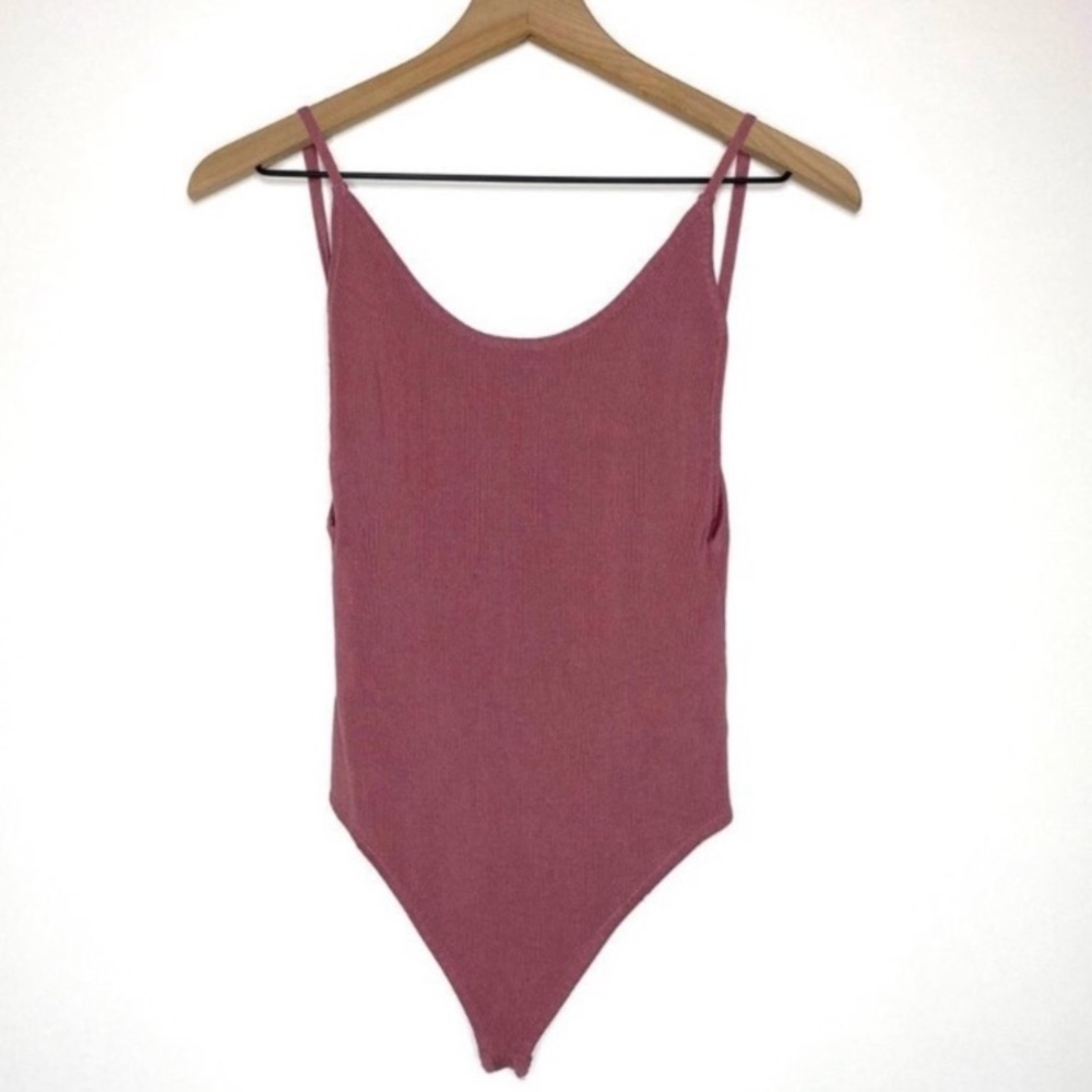 Hera | Pink Knitted Bodysuit